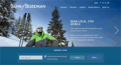 Desktop Screenshot of bankofbozeman.com